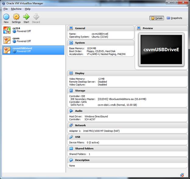 Here is a Screenshot of my initial configuration on a USBdrive.